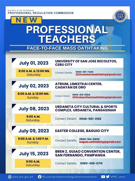 prc online oath taking schedule